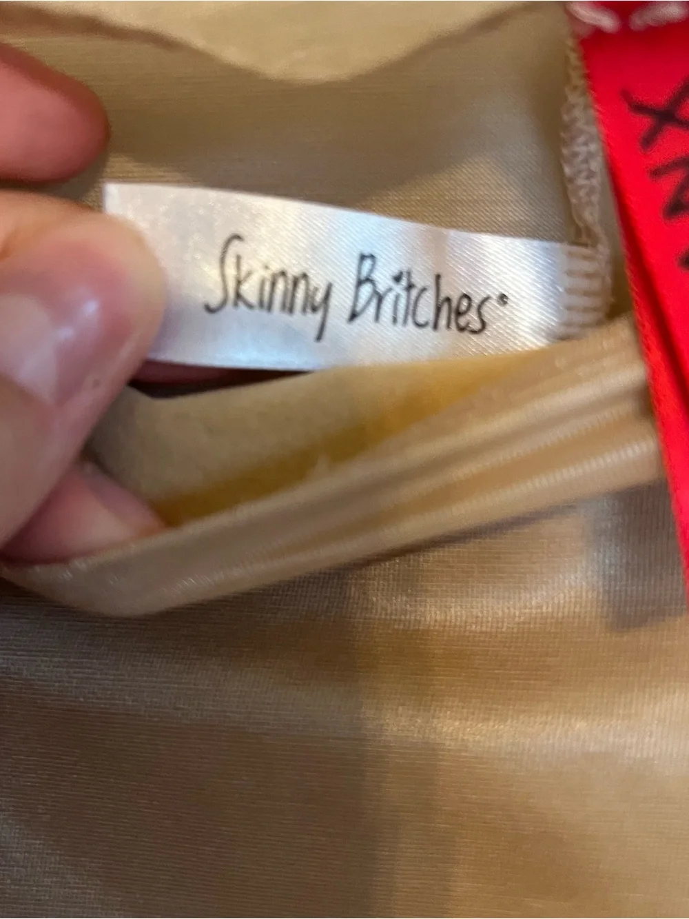 SPANX Women’s Beige Skinny Britches Shape Shorts Size L Mid Thigh Shapewear